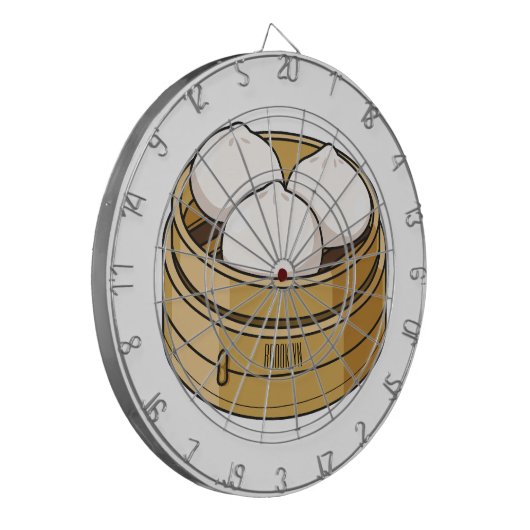 Cible De Fléchettes Dim sum dessin animé (Devant gauche)