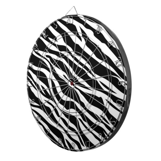Cible de flechettes d'impression Zebra (Devant droit)