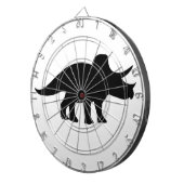 Cible De Fléchettes Dinosaure Triceratops. (Devant droit)