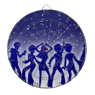 CIBLE DE FLÉCHETTES DISCO DANSEURS