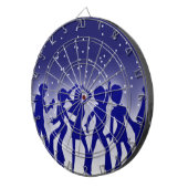 CIBLE DE FLÉCHETTES DISCO DANSEURS (Devant droit)