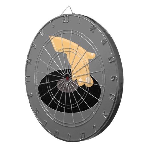 Cible De Fléchettes DJ Scratch (Devant droit)