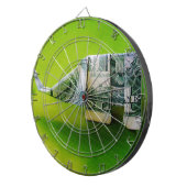 Cible De Fléchettes Dollar facture origami éléphant sur arrière - plan (Devant droit)