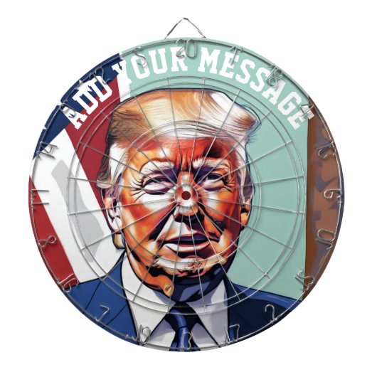 Cible De Fléchettes Donald Trump (Devant)