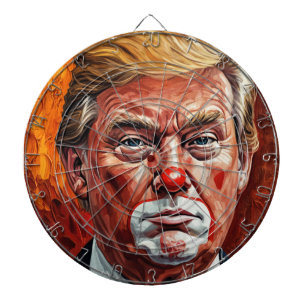 Cible De Fléchettes donald trump clown