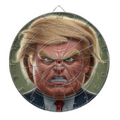 Cible De Fléchettes Donald Trump face à la colère (Devant)