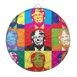 Cible De Fléchettes Donald Trump Pop Art