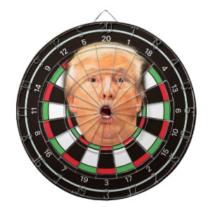 Cible De Fléchettes Donald Trump Tableau noir anti-Trump Drôle politiq