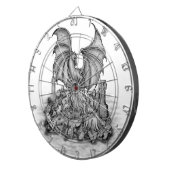 Cible De Fléchettes Dragon avec Zombie (Devant droit)