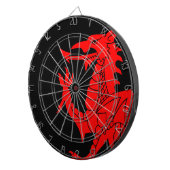 Cible De Fléchettes Dragon de Gallois effréné (Devant droit)