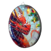 Cible De Fléchettes Dragon de Noël (2) (Devant droit)