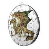 Cible De Fléchettes "Dragon mythique de bronze" (Devant droit)