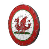 Cible De Fléchettes Dragon rouge du Pays de Galles (Devant droit)