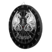 Cible De Fléchettes Dragons à ailes personnalisés (Devant droit)