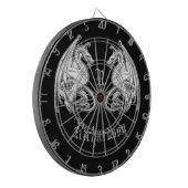 Cible De Fléchettes Dragons à ailes personnalisés (Devant gauche)