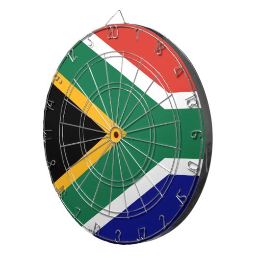 Cible De Fléchettes Drapeau Afrique du Sud (Devant droit)