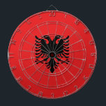 Cible De Fléchettes Drapeau Albanie<br><div class="desc">Drapeau Albanie</div>