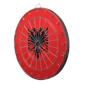 Cible De Fléchettes Drapeau Albanie (Devant droit)