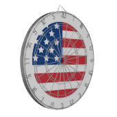 Cible de fléchettes "Drapeau Américain" (Devant gauche)