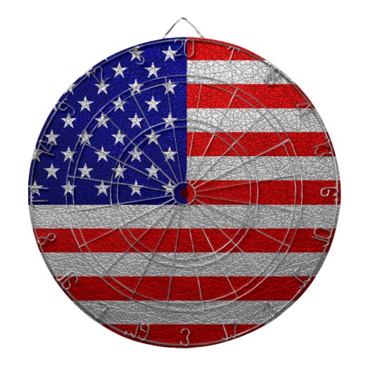 Cible De Fléchettes Drapeau américain (Devant)