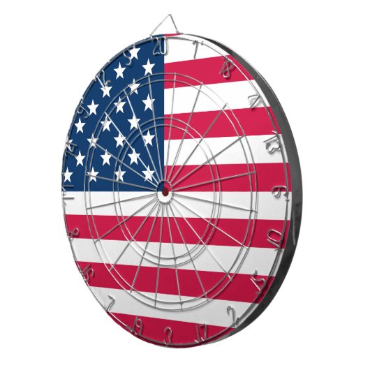 Cible De Fléchettes Drapeau américain (Devant droit)
