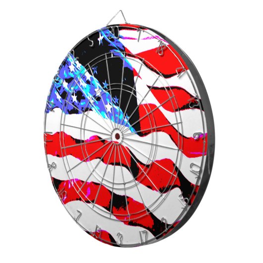 Cible De Fléchettes Drapeau américain (Devant droit)