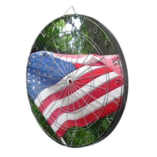 Cible De Fléchettes Drapeau américain (Devant droit)