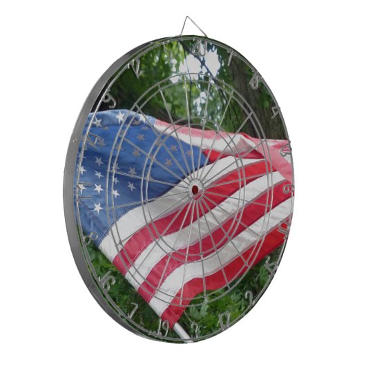 Cible De Fléchettes Drapeau américain (Devant gauche)