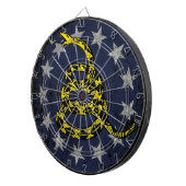 Cible De Fléchettes Drapeau américain 13 étoiles et serpent (Devant droit)