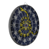 Cible De Fléchettes Drapeau américain 13 étoiles et serpent (Devant gauche)