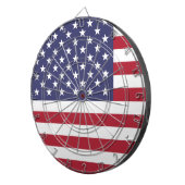 Cible De Fléchettes Drapeau américain États-Unis USA (Devant droit)