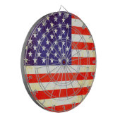 Cible De Fléchettes Drapeau américain style ancien (Devant gauche)