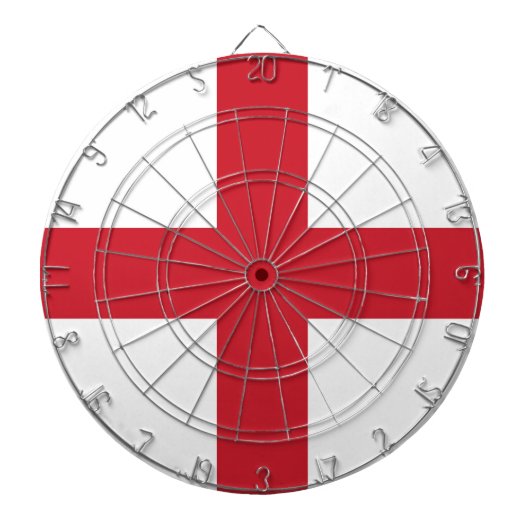 Cible De Fléchettes Drapeau Angleterre (Devant)