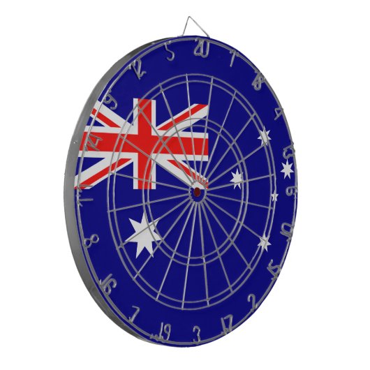 Cible De Fléchettes Drapeau Australie (Devant gauche)