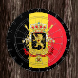 Cible De Fléchettes Drapeau Belge Dartboard & Belgique / Jeu<br><div class="desc">Tableau noir : fléchettes belges et belges,  jeux de loisirs en famille - amour mon pays,  jeux d'été,  vacances,  fête des pères,  fête d'anniversaire,  étudiants / fans de sports</div>