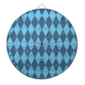 Cible De Fléchettes Drapeau bleu Bavaria Rhombus Motif (Devant)