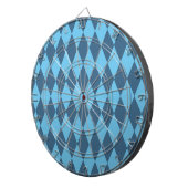 Cible De Fléchettes Drapeau bleu Bavaria Rhombus Motif (Devant droit)
