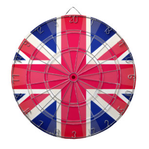 Cible De Fléchettes Drapeau britannique de style vintage Union Jack co