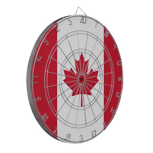 Cible De Fléchettes Drapeau Canada (Devant gauche)