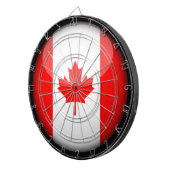 Cible De Fléchettes Drapeau canadien et fléchettes - jeu de société sp (Devant droit)