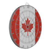 Cible De Fléchettes Drapeau canadien (Feuille d'érable) (Canada) (Devant gauche)