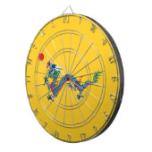 Cible De Fléchettes Drapeau chinois de dynastie Qing (dragon chinois)  (Devant droit)