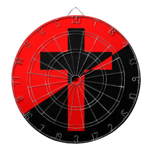 Cible De Fléchettes Drapeau Christian Socialism & Anarchism (Libératio