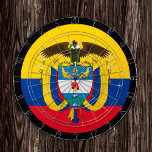 Cible De Fléchettes Drapeau colombien Tableau noir & fléchettes / jeu<br><div class="desc">Tableau noir : Drapeaux de drapeau colombiens,  jeux de famille - amour mon pays,  jeux d'été,  vacances,  fête des pères,  fête d'anniversaire,  étudiants / fans de sports</div>