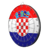 Cible De Fléchettes Drapeau Croatie (Devant droit)
