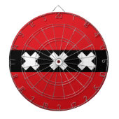 Cible De Fléchettes Drapeau d'Amsterdam (Devant)