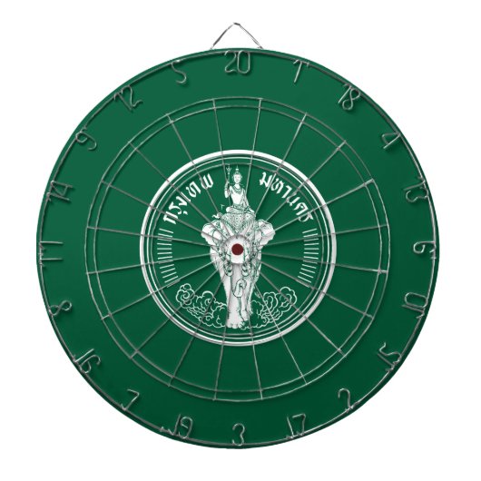 Cible De Fléchettes Drapeau de Bangkok (capitale thaïlandaise) (Devant)