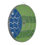 Cible De Fléchettes Drapeau de Bellingham, Washington (Devant gauche)