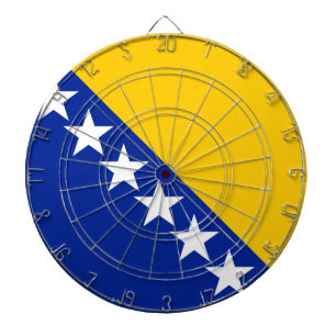 Cible De Fléchettes Drapeau de Bosnie-Herzégovine