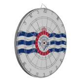 Cible De Fléchettes Drapeau de Cincinnati (Ohio) (Devant gauche)